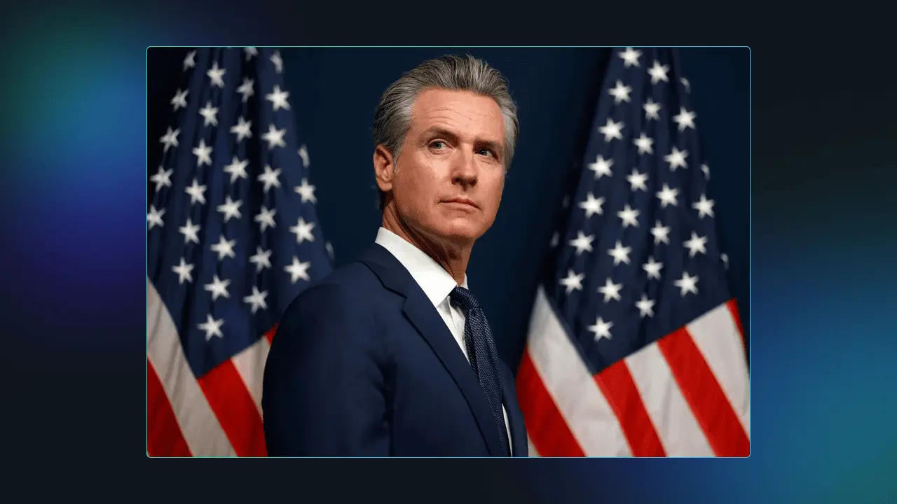 California Governor Gavin Newsom - the top democratic presidential candidates for 2028